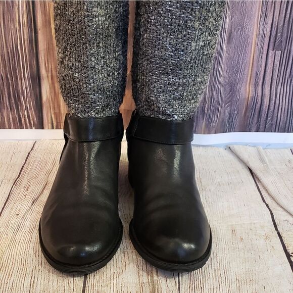 Stuart Weitzman Moto Harness Mid-Calf Tweed Boots - Picture 6 of 14